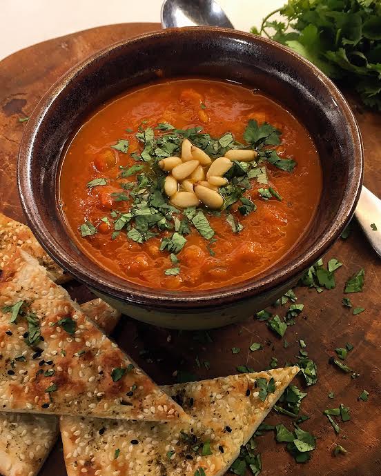 Moroccan Tomato and Red Lentil Soup | The Lemon Apron