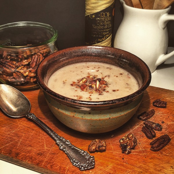 za'atar cauliflower and kohlrabi soup