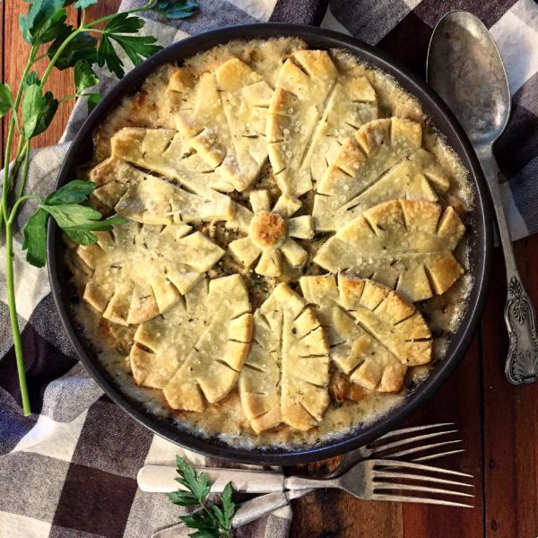 Spring Chicken and Leek Pot Pie