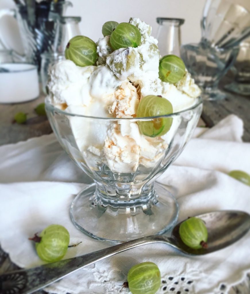 Gooseberry and Elderflower Fool Eton Mess