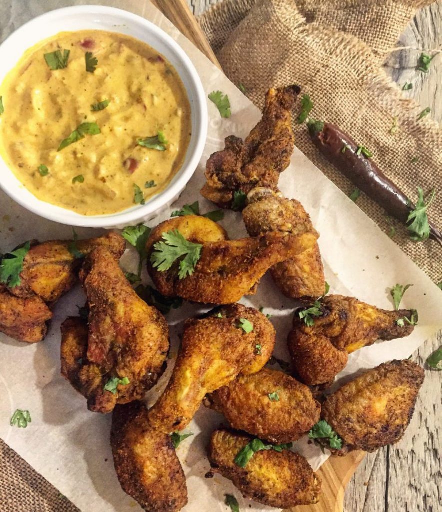 Baked Curry Wings