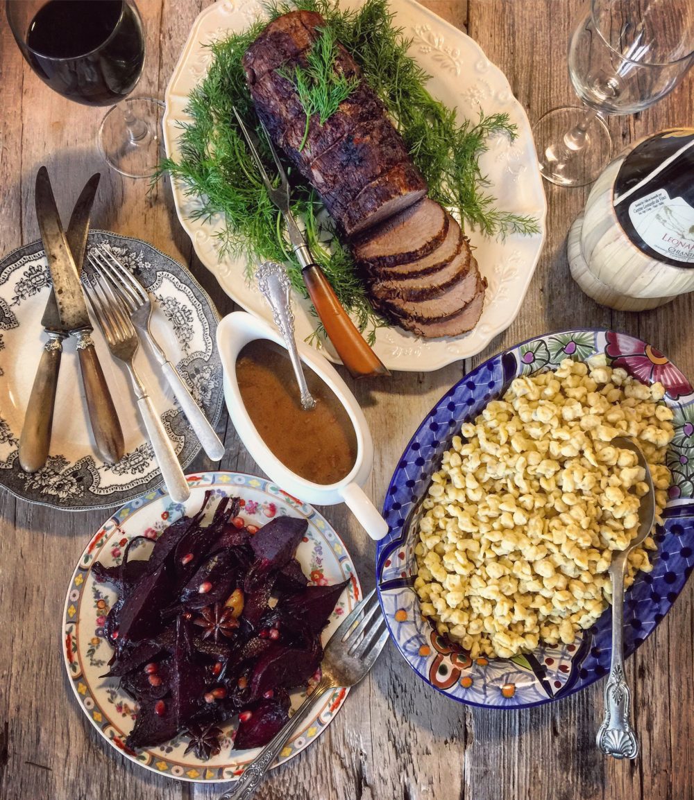 Sauerbraten with Spätzle