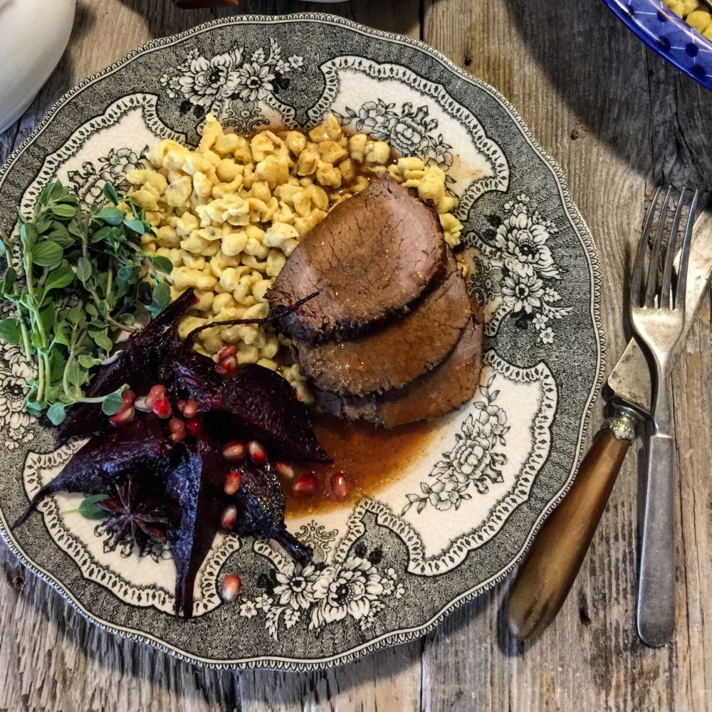 Sauerbraten with Spätzle