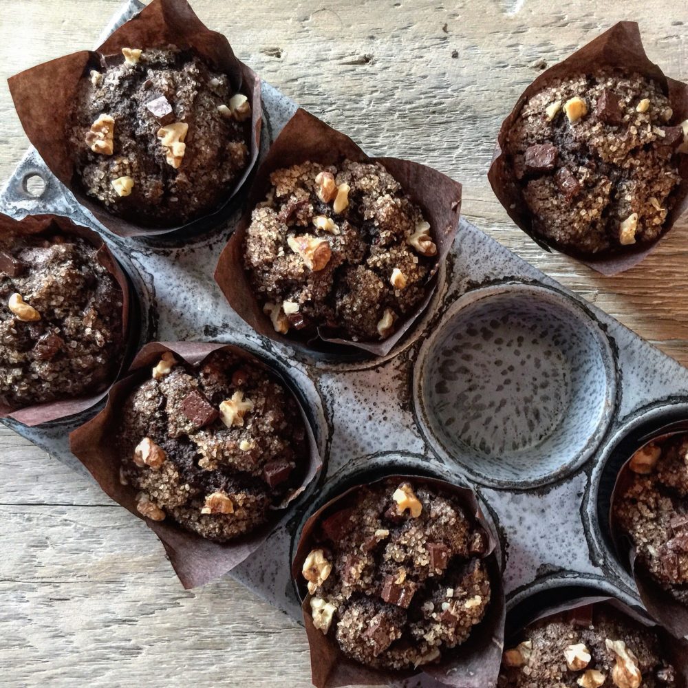 Espresso Chocolate Muffins with Walnuts and Black Walnut Bitters | The ...