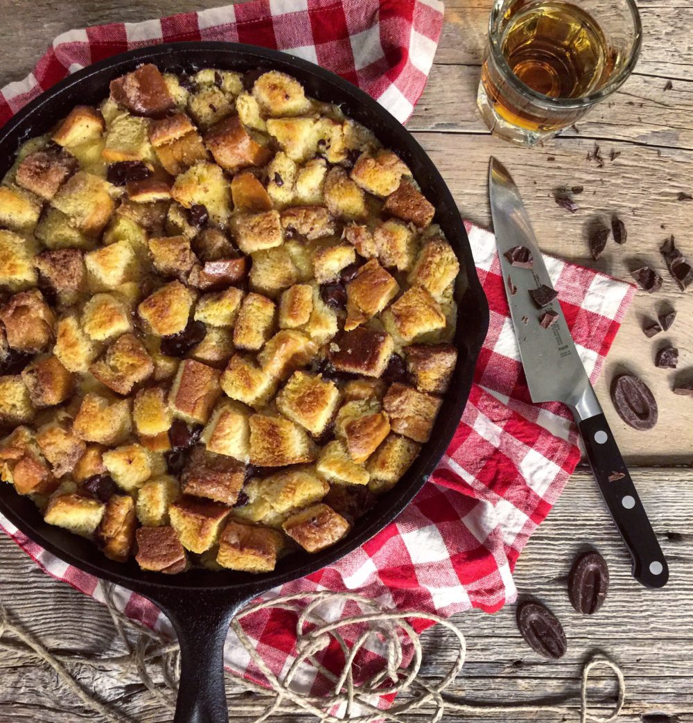 Bourbon Brioche Bread Pudding