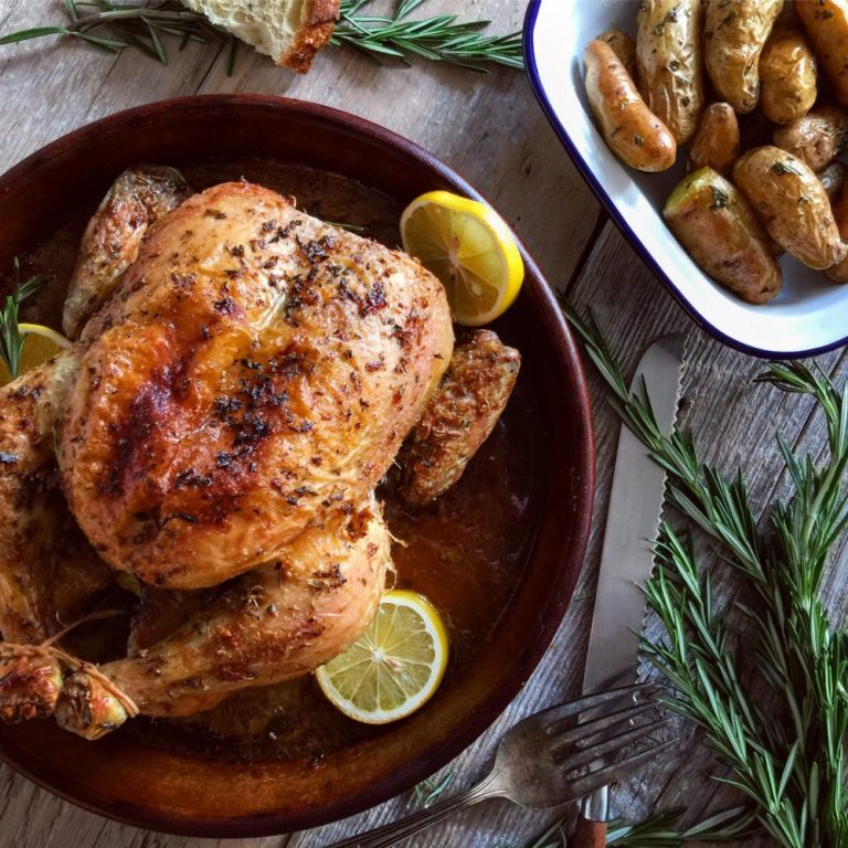Roast Chicken with Fennel, Rosemary and Lemon | The Lemon Apron