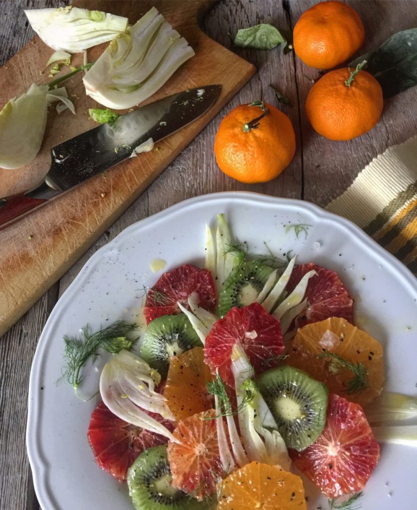 Citrus and Fennel Salad with Kiwi