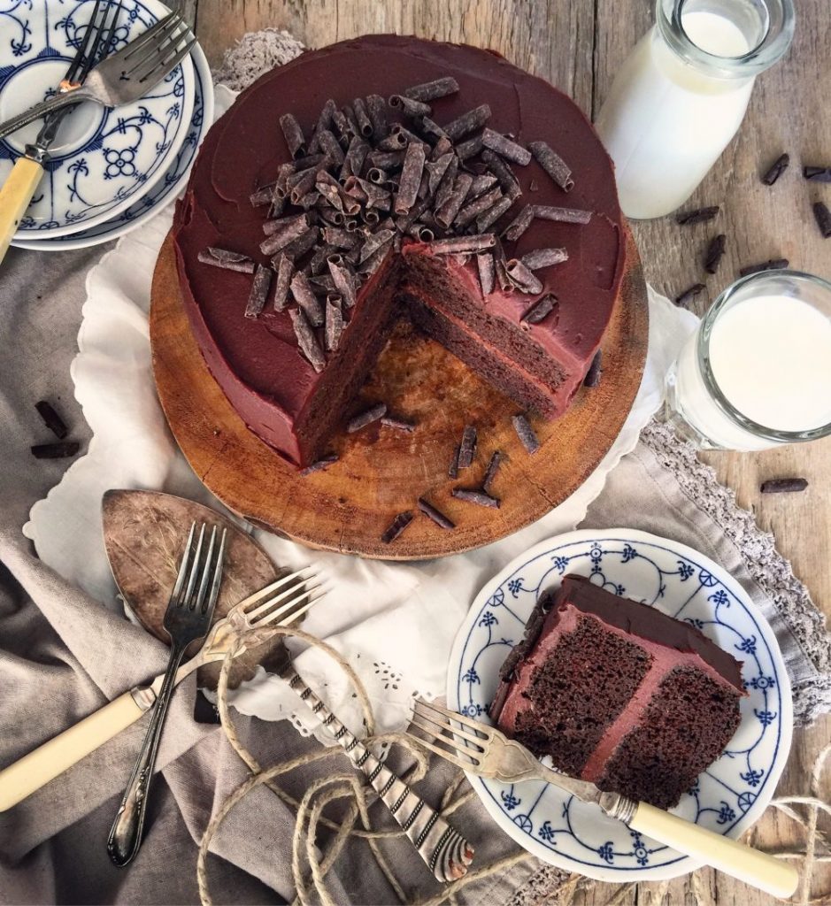 Chocolate Cake with Chocolate chilli Frosting