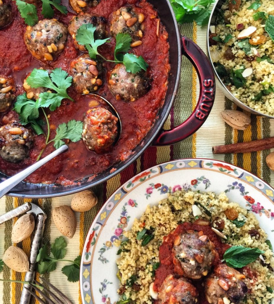 Moroccan Meatballs with Jewelled Couscous | The Lemon Apron