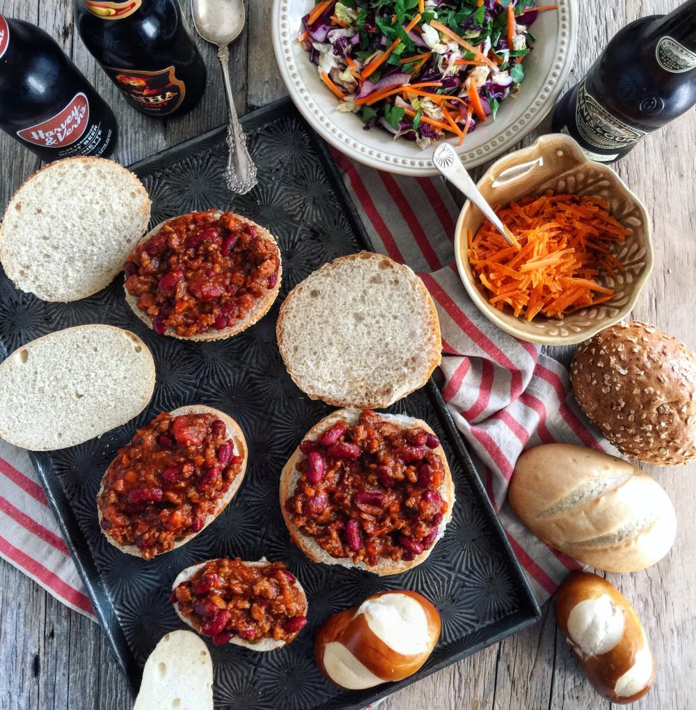 Retro Sloppy Joes With Honey Mustard Cole Slaw The Lemon Apron 