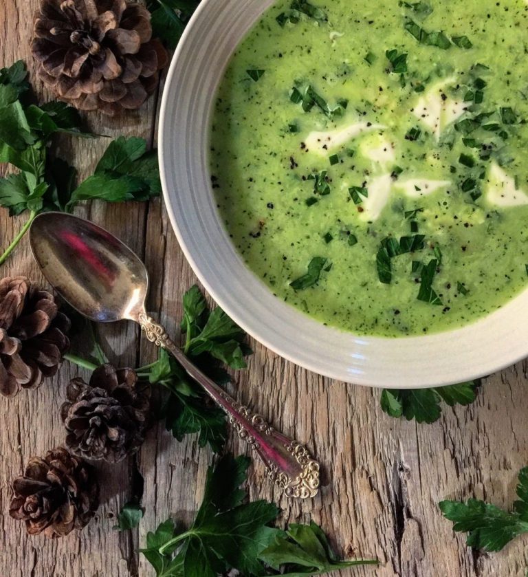 Broccoli and Feta Soup with White Beans and Parsley The Lemon Apron