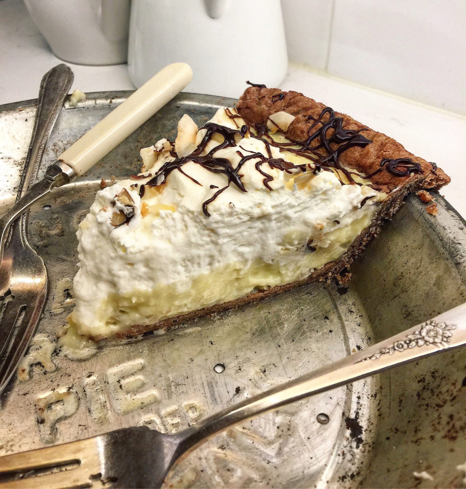 Almond Joy Coconut Cream Pie The Lemon Apron 