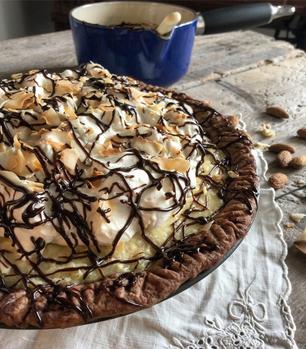 Almond Joy Coconut Cream Pie The Lemon Apron 