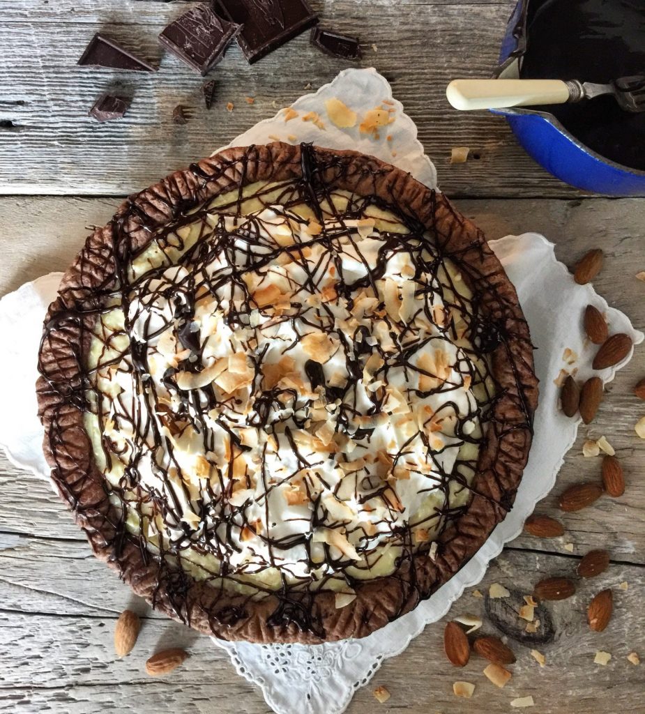 Almond Joy Coconut Cream Pie