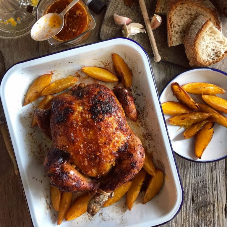 Roast Citrus, Ginger and Honey Chicken The Lemon Apron