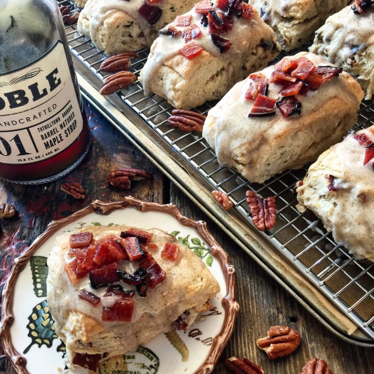 Maple Bacon Scones