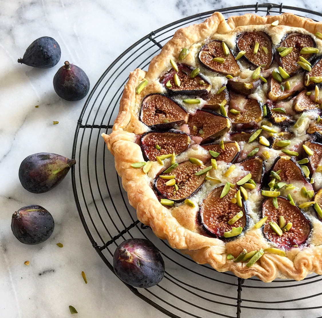 fig and frangipani tart