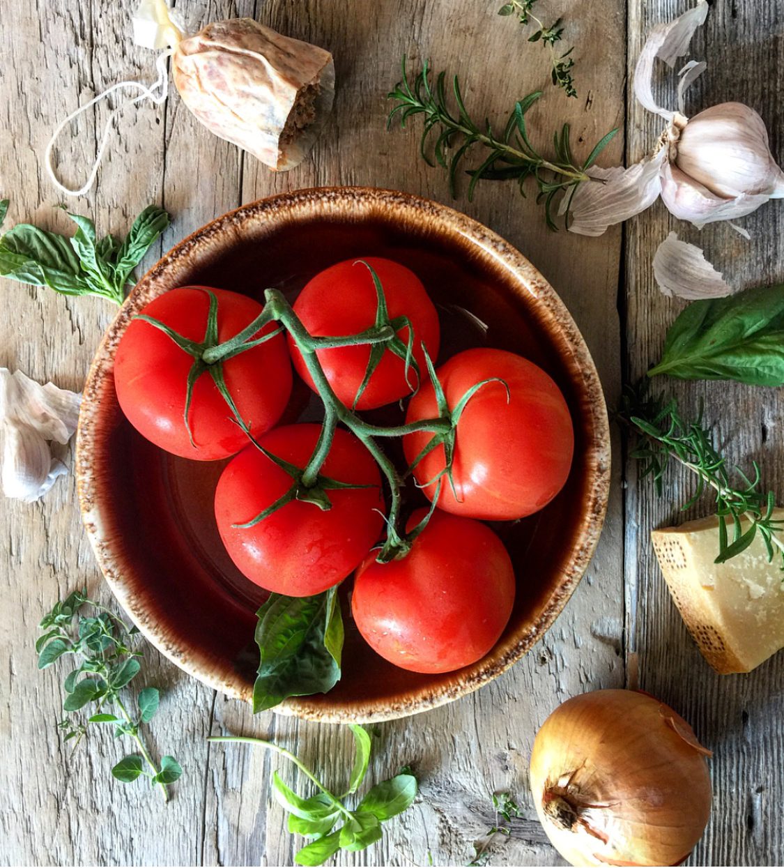 roasted stuffed tomatoes