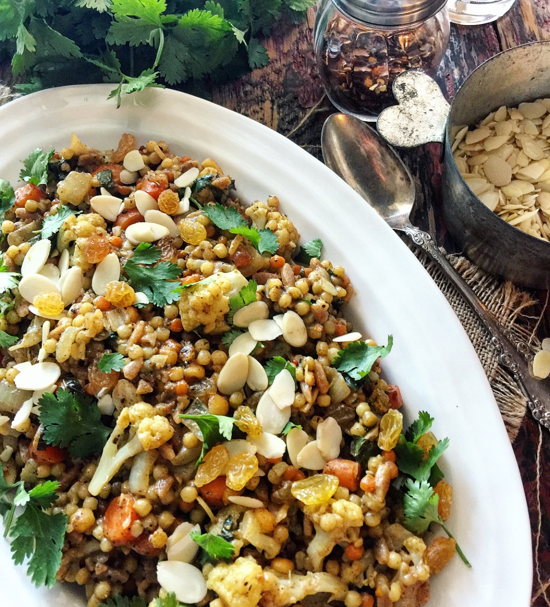 jewelled Israeli couscous