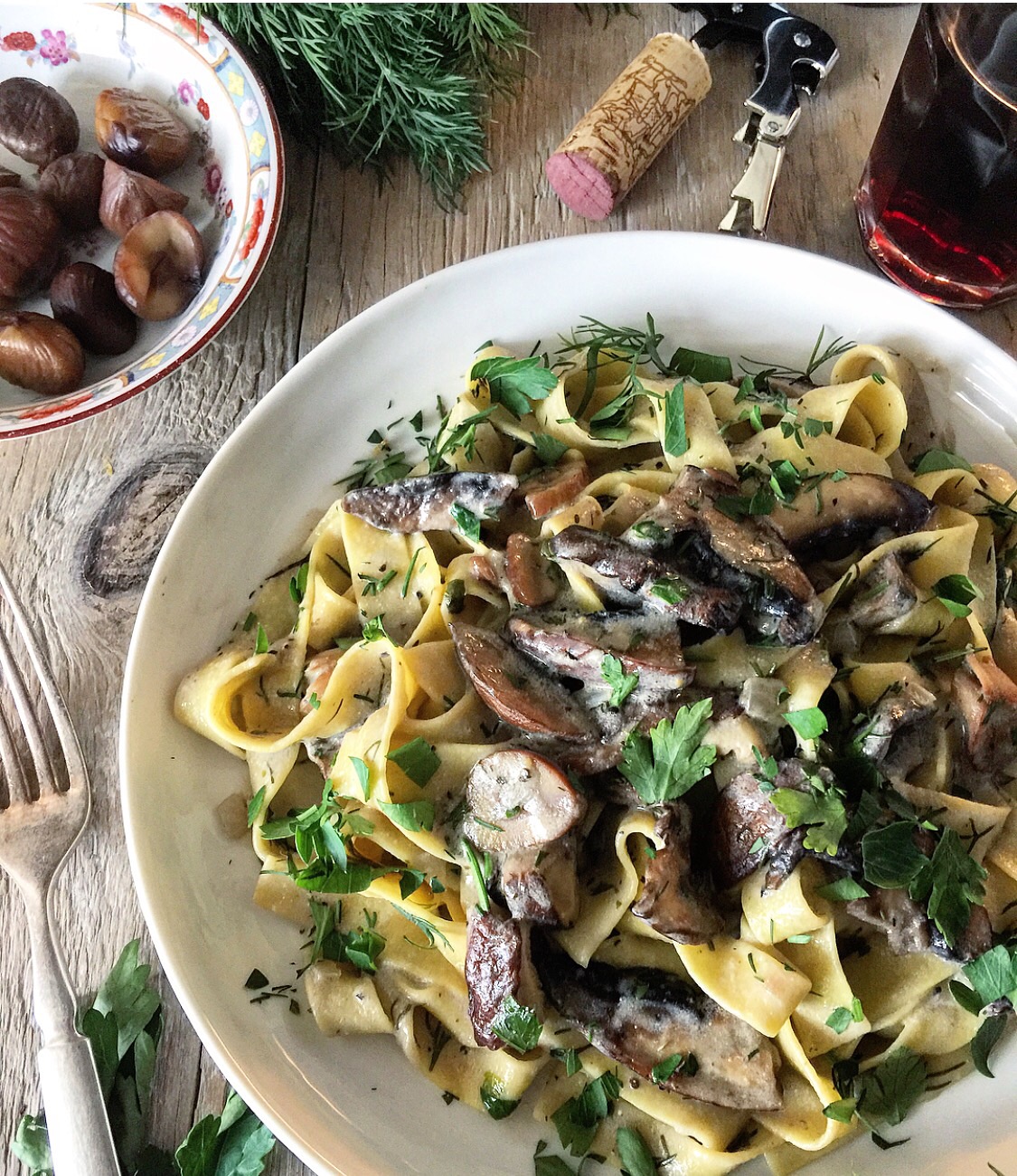 mushroom stroganoff