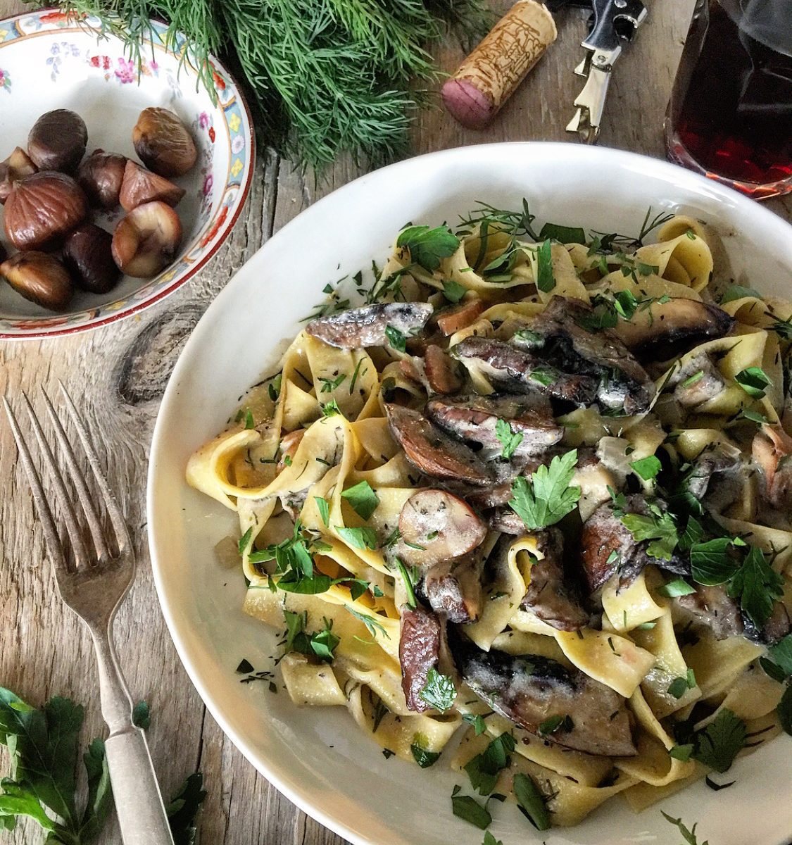 mushroom stroganoff