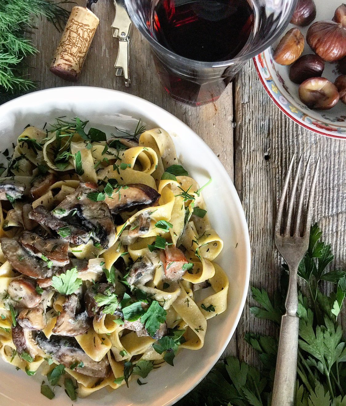 mushroom stroganoff