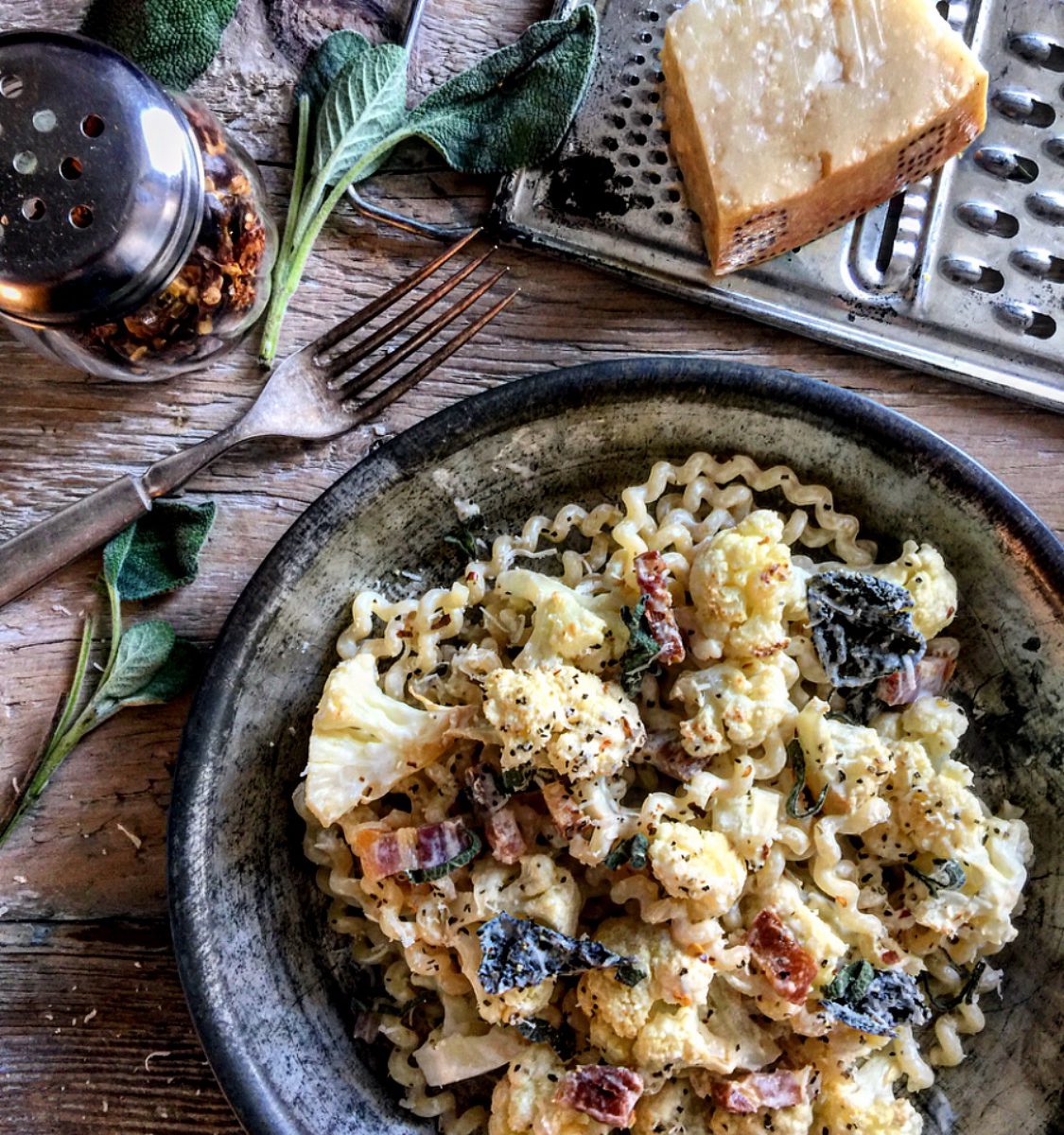 pasta pancetta and sage pasta