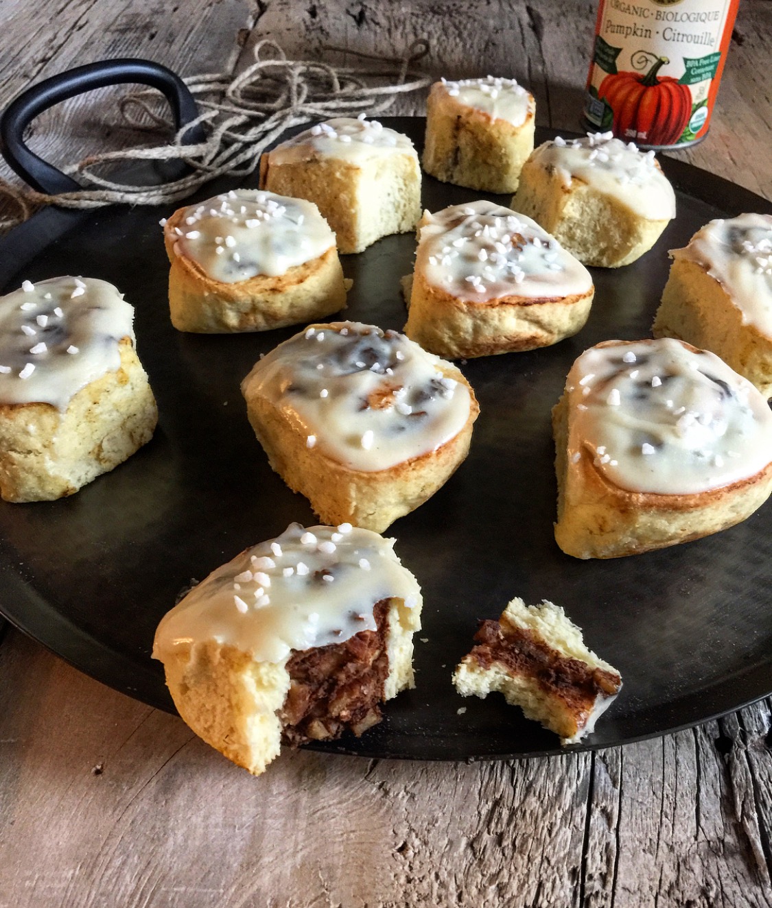 pumpkin pecan rolls