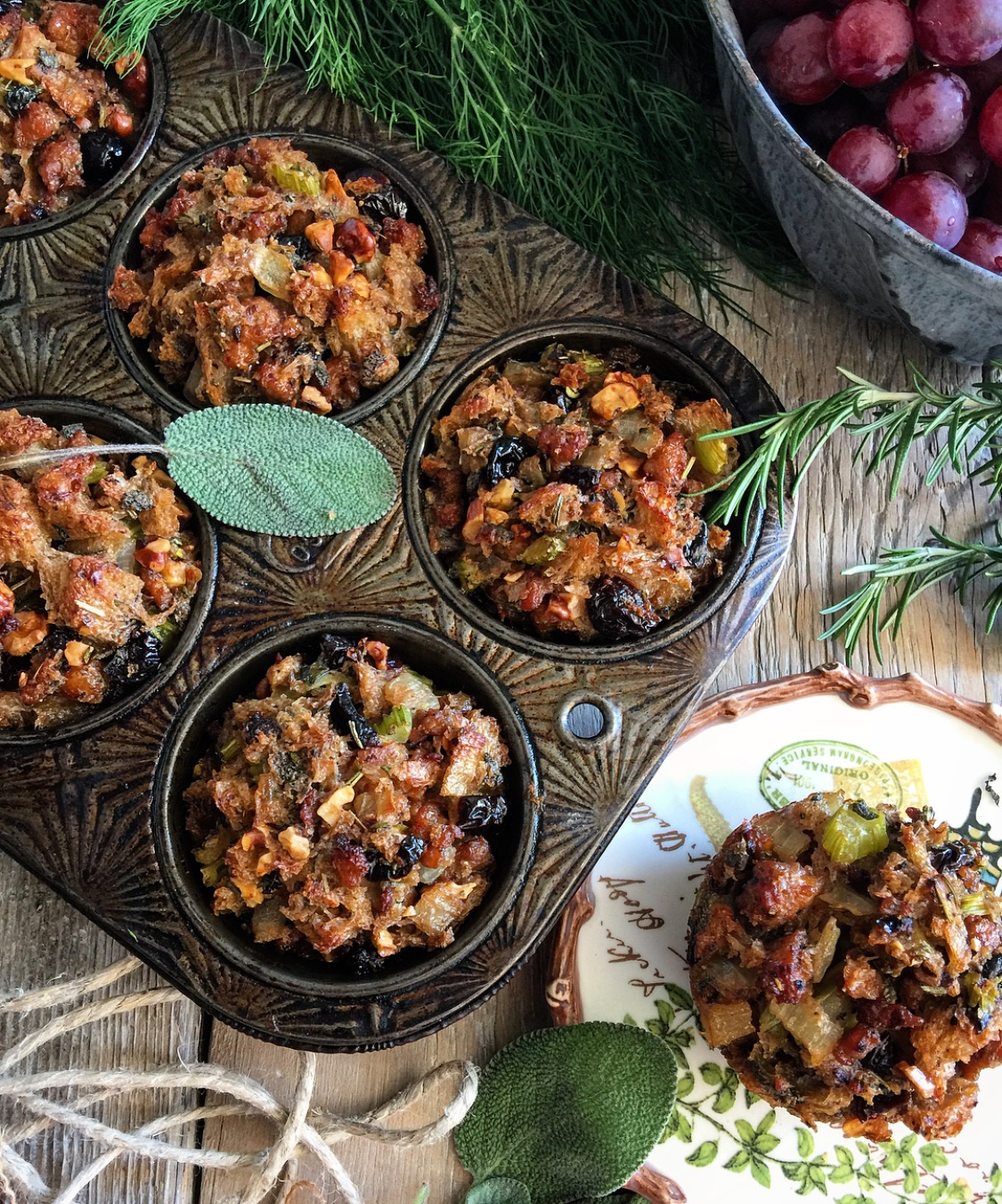 Sausage Stuffing Muffins