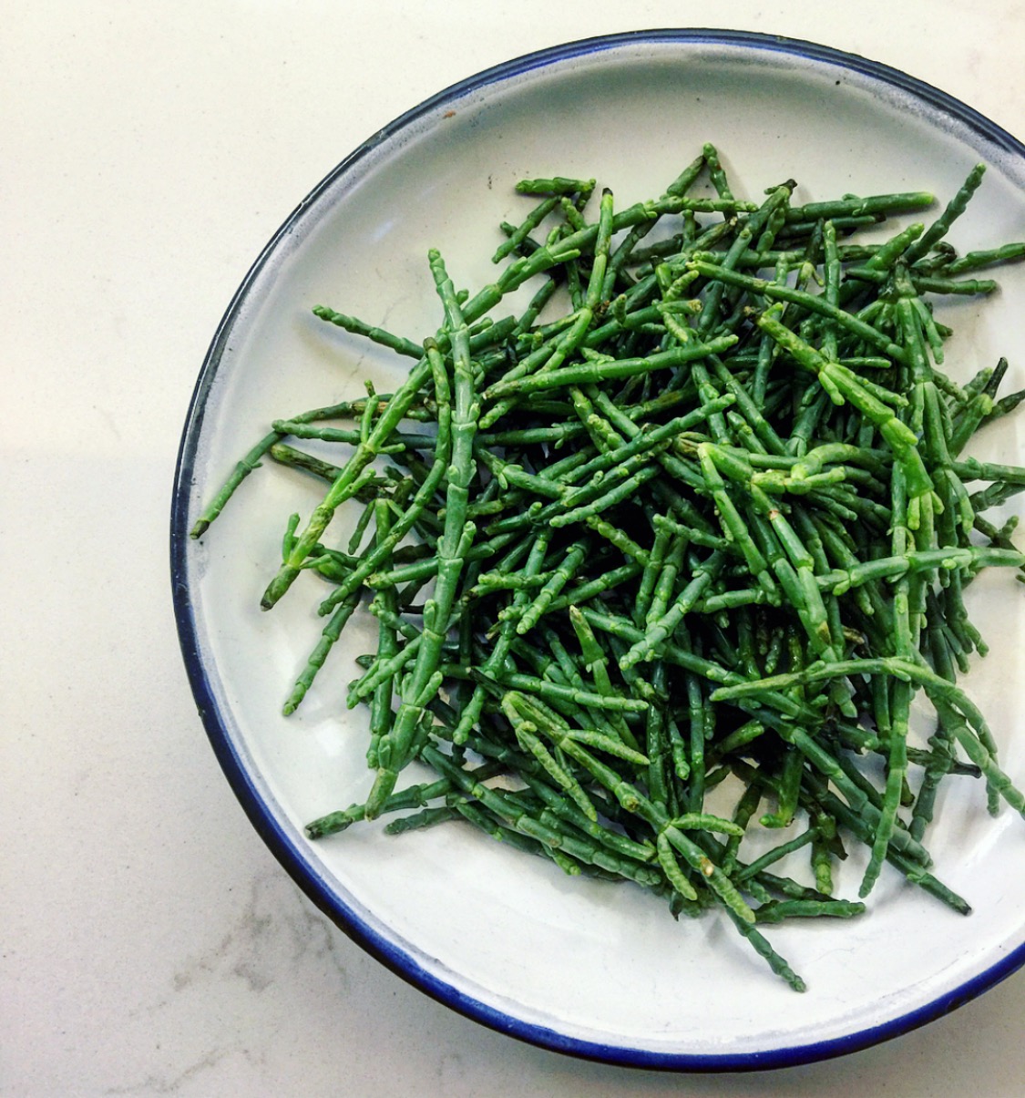 Ramp and Sea Asparagus Frittata The Lemon Apron