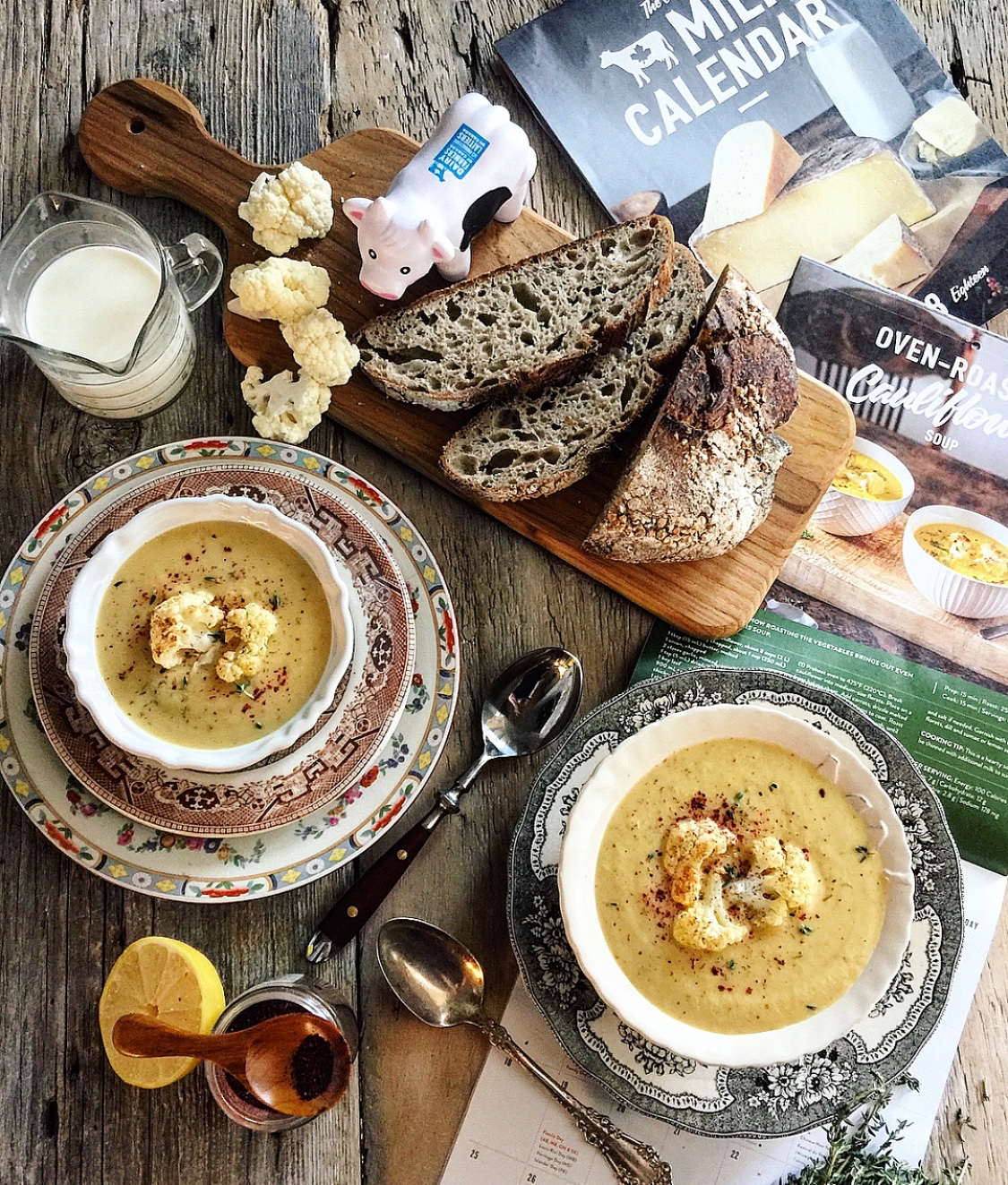 Roasted Cauliflower Soup