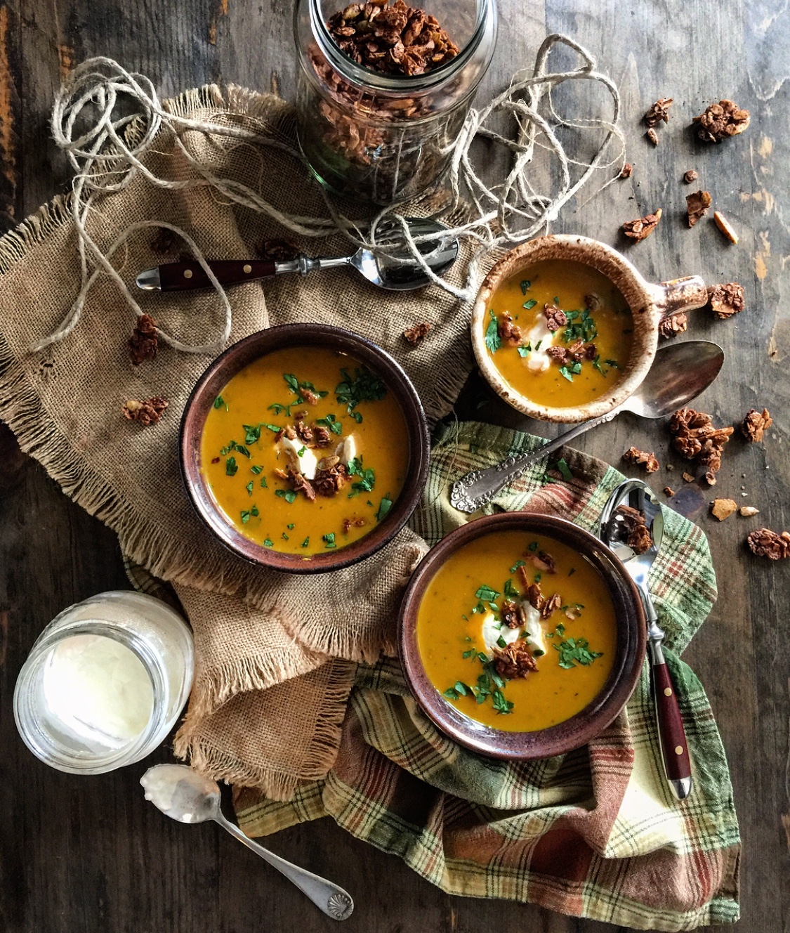 Curried Kabocha Squash Soup, easy Autumn soup