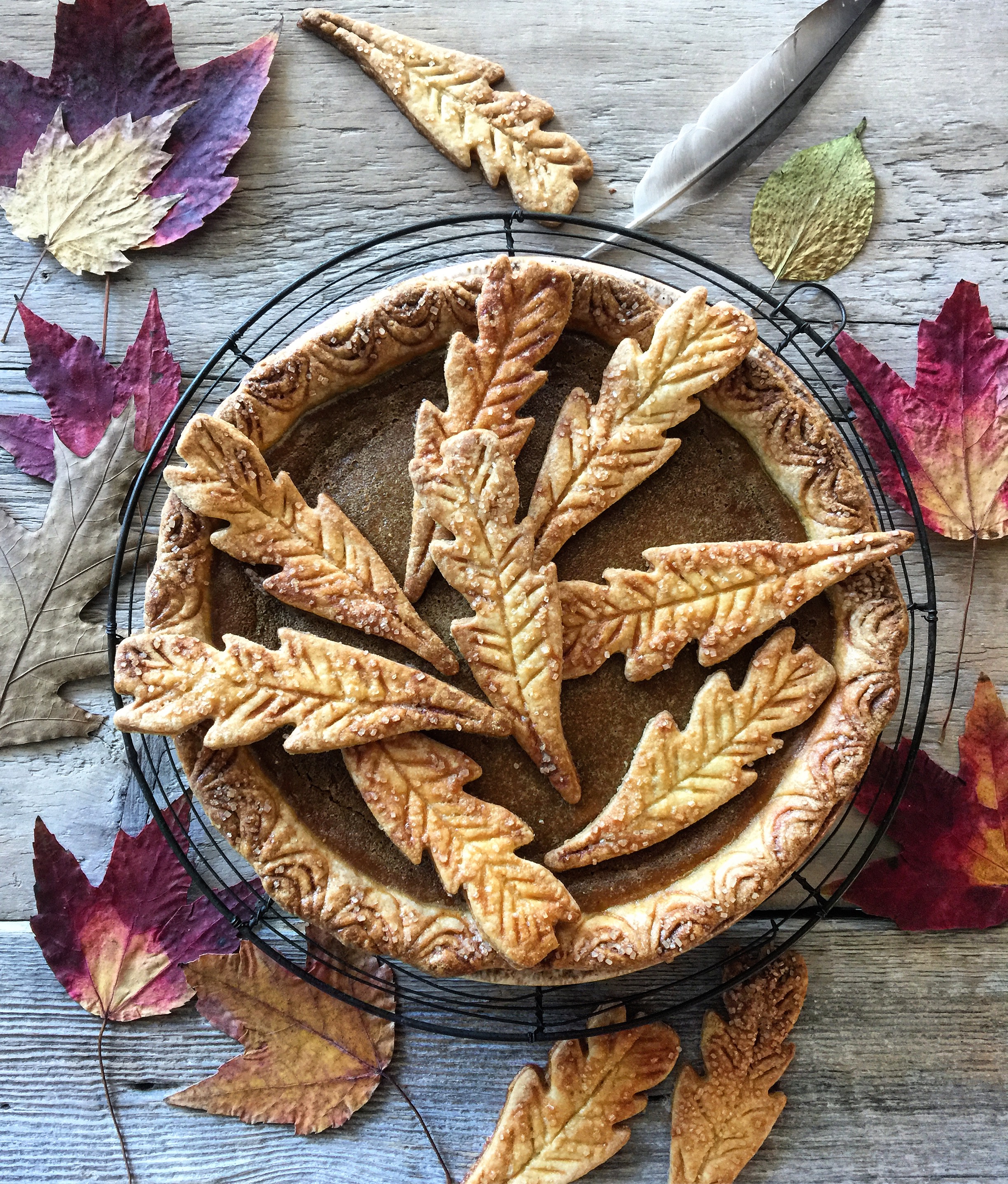 Kabocha Squash Pie, autumn pie baking