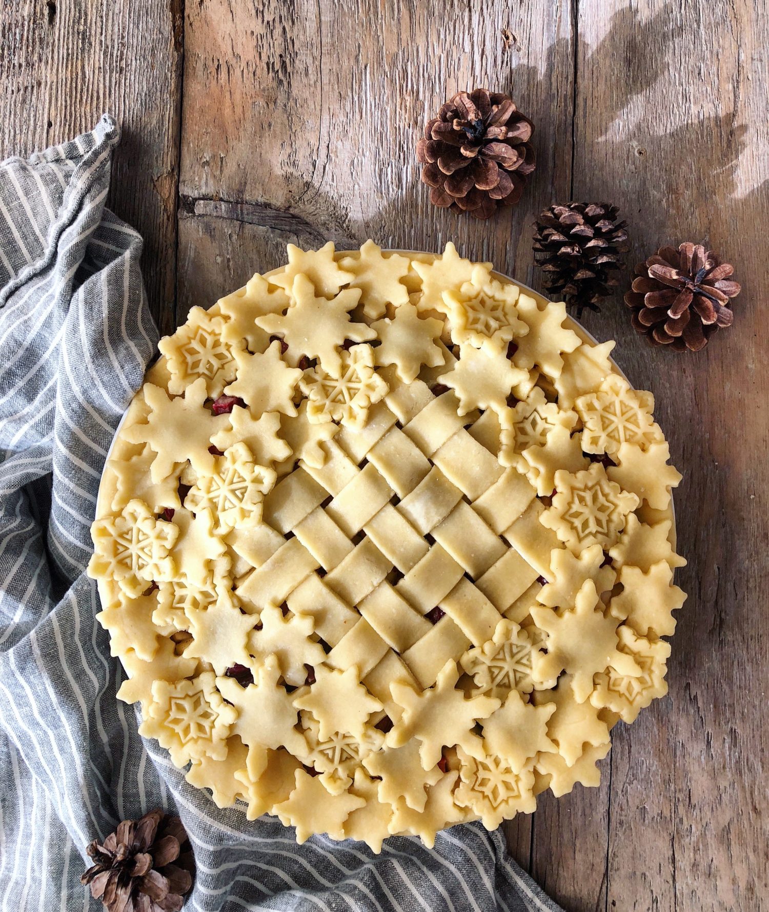 Winter Bumbleberry Pie