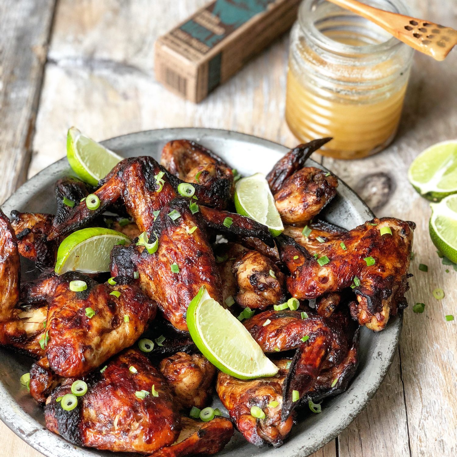 Molé Honey and Lime Chicken Wings