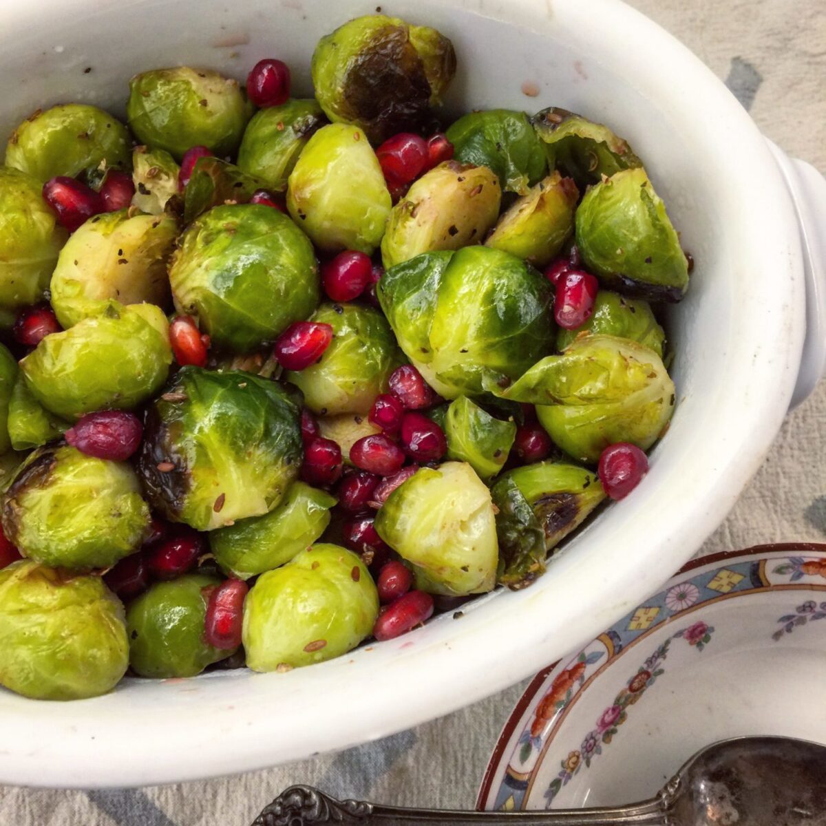 Brussels Sprouts with Pomegranate Arils