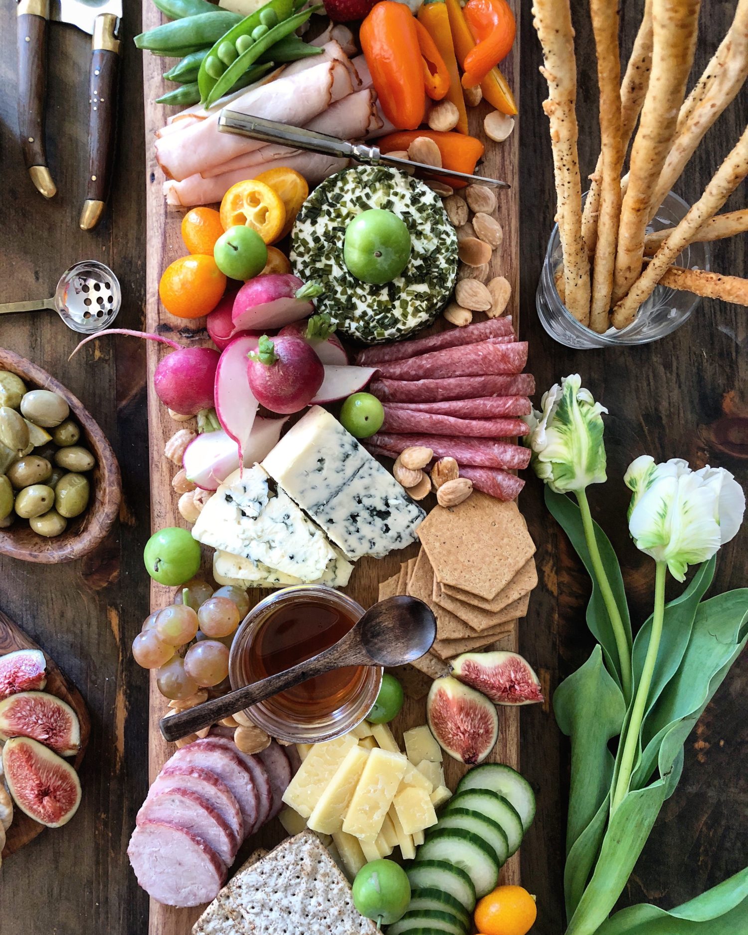 Springtime Cheese Board