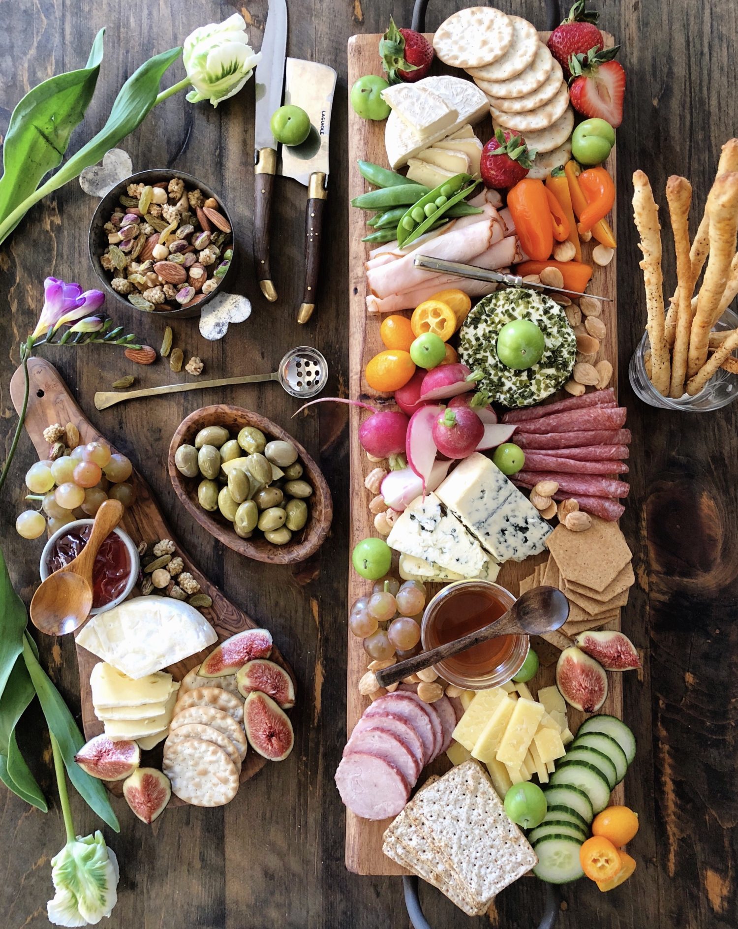 Springtime Cheese board