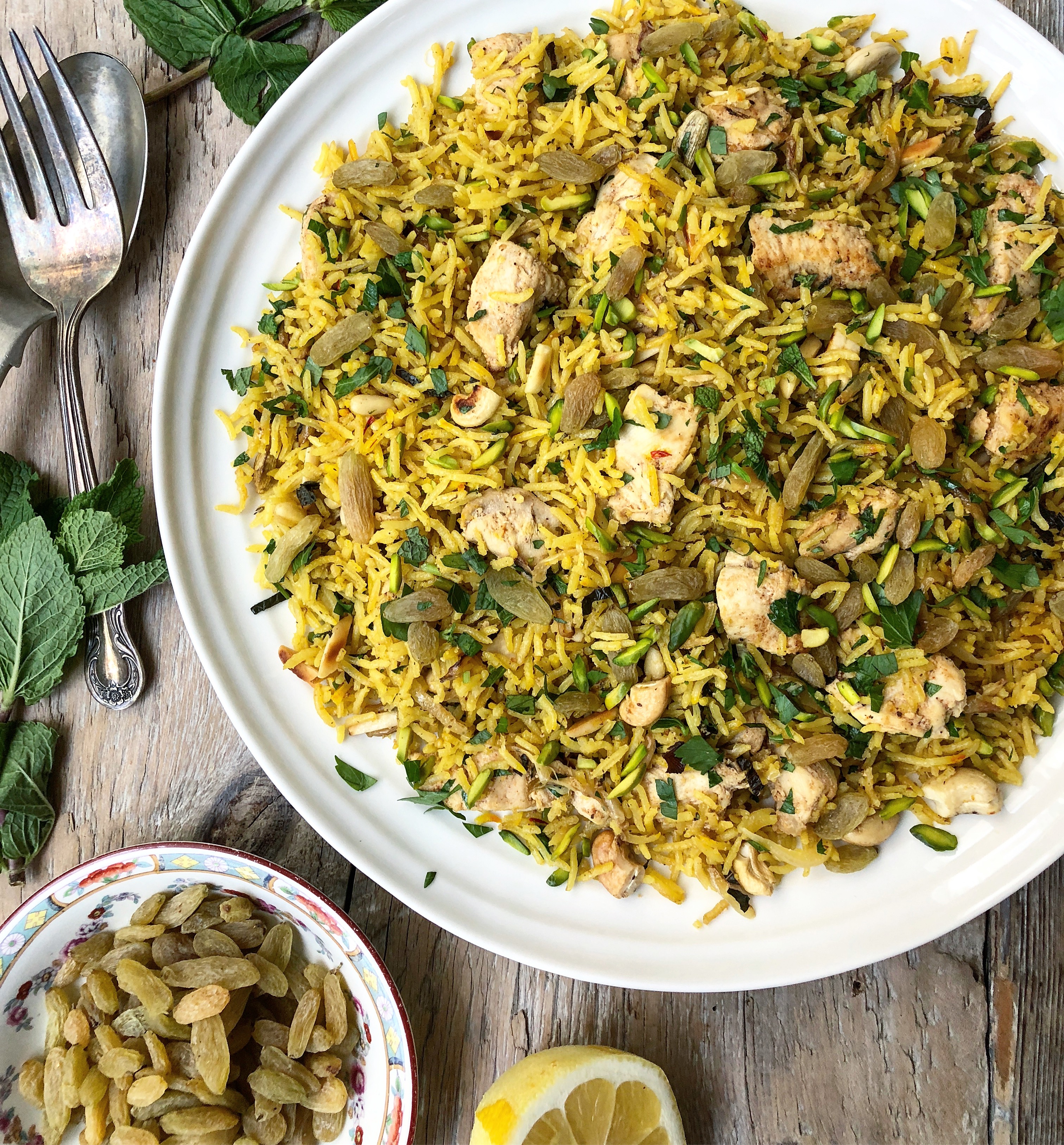 Saffron Chicken Pilaf