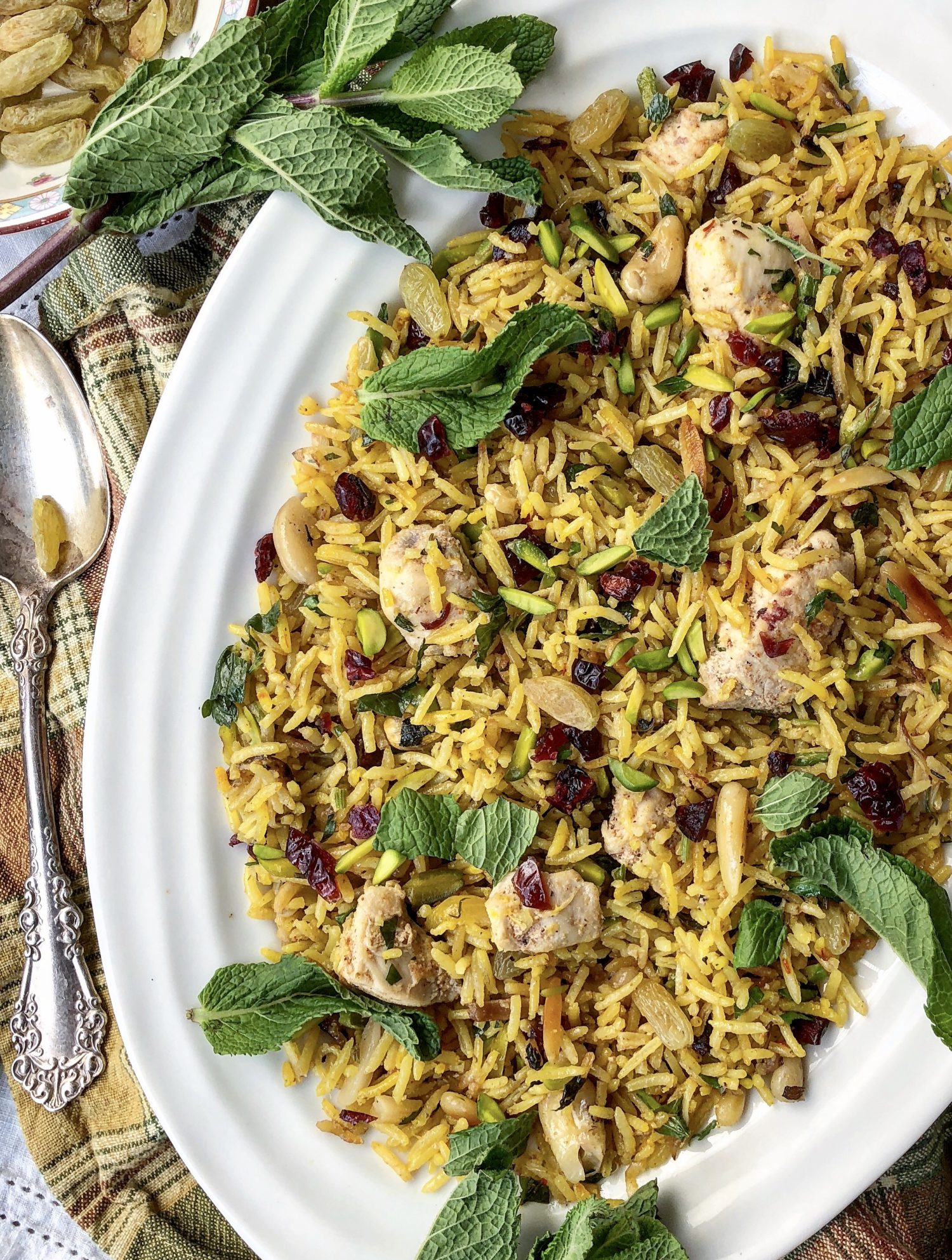 saffron chicken pilaf