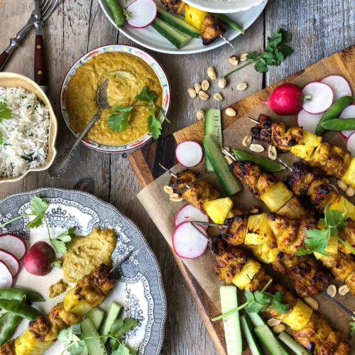 Chicken Pineapple Satay