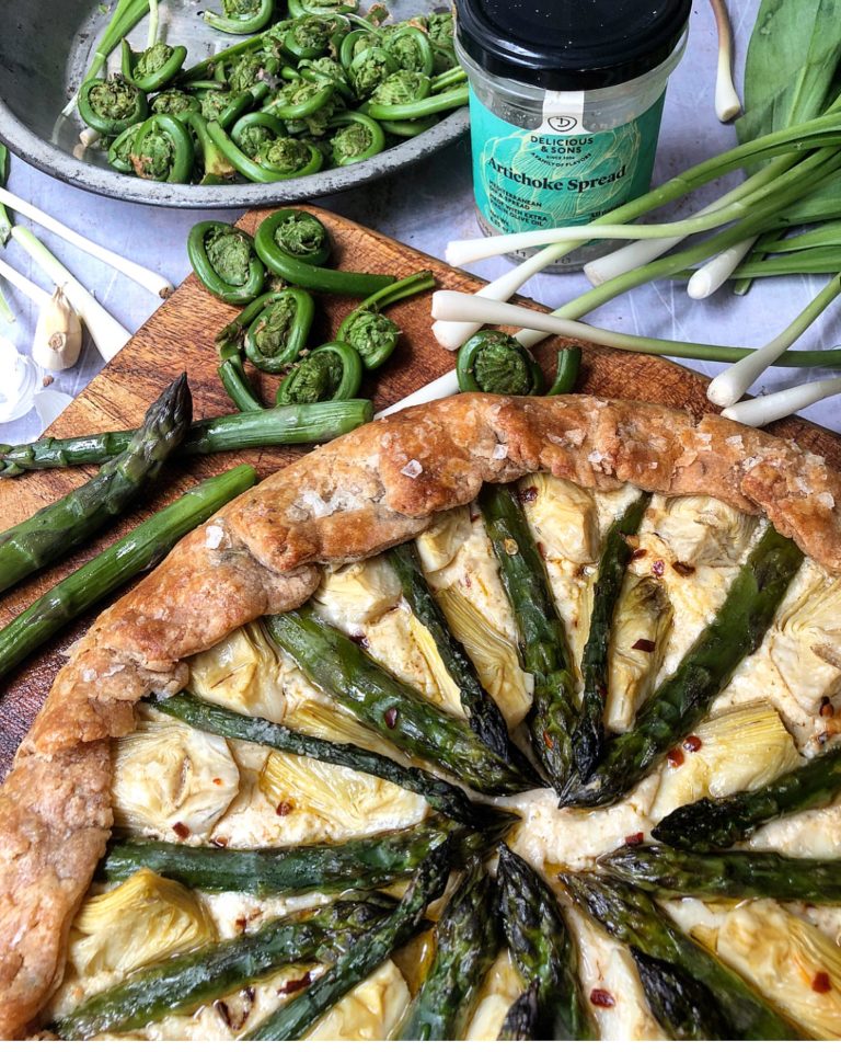 Asparagus and Artichoke Galette The Lemon Apron