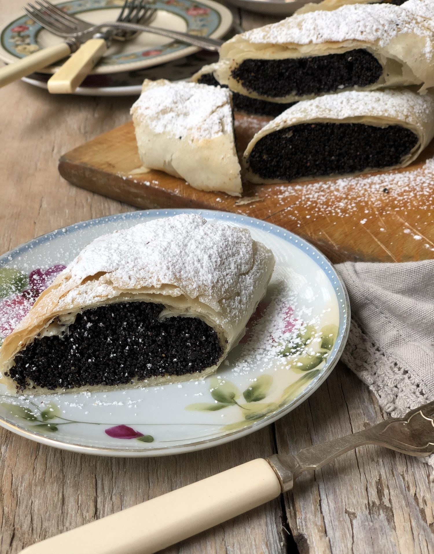 Brown Butter Hungarian Poppy Seed Strudel | The Lemon Apron