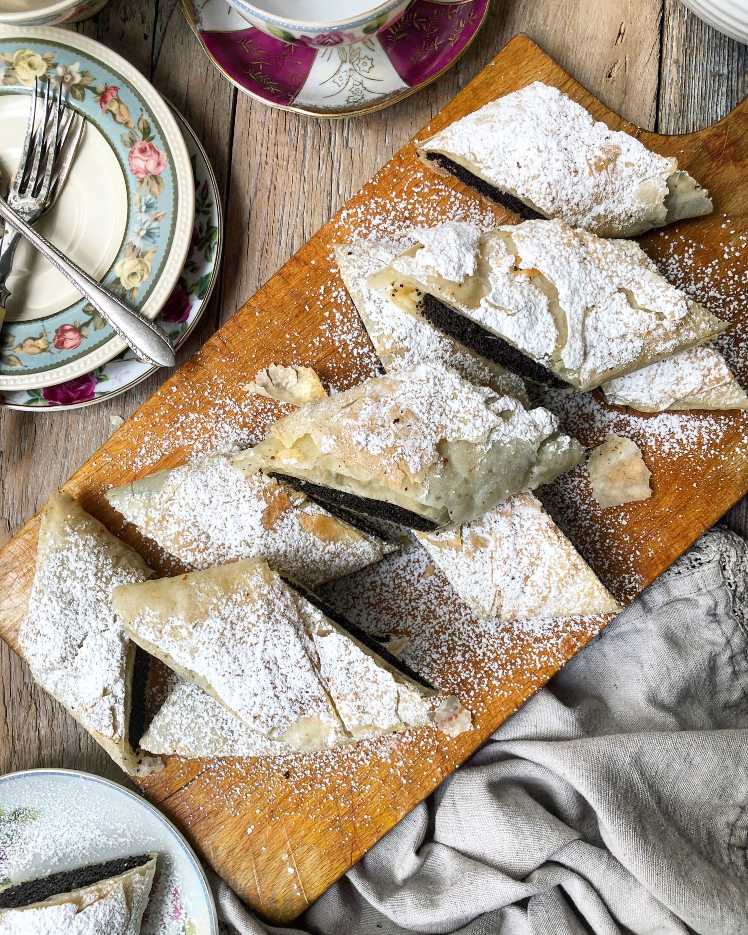 Brown Butter Poppy Seed Strudel