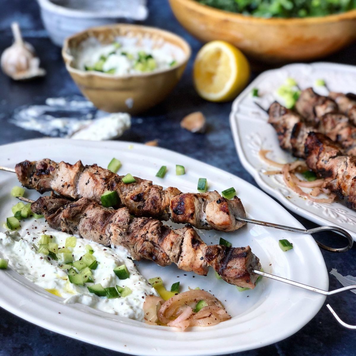 Mediterranean Pork Souvlaki