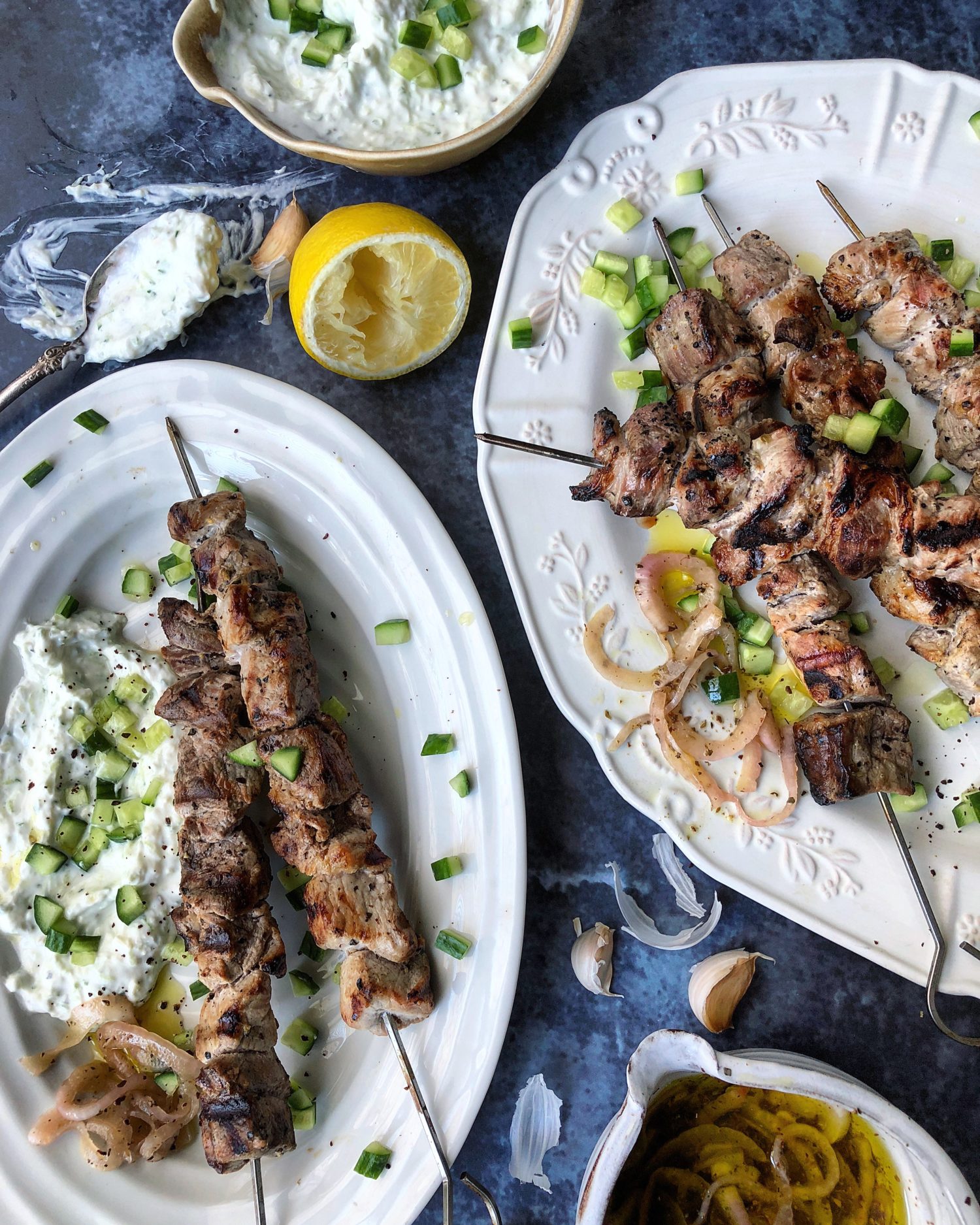 Mediterranean Pork Souvlaki