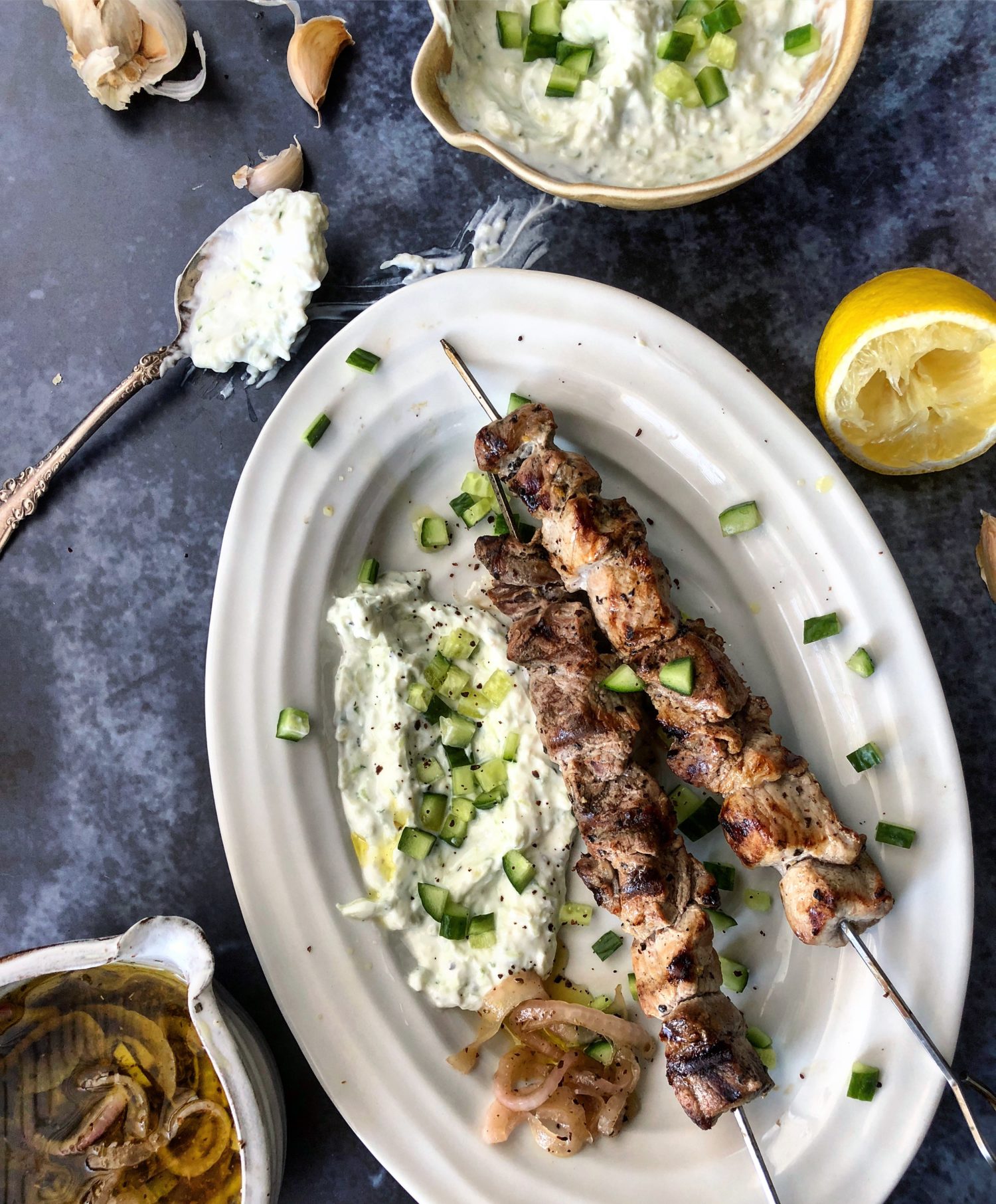 Mediterranean Pork Souvlaki