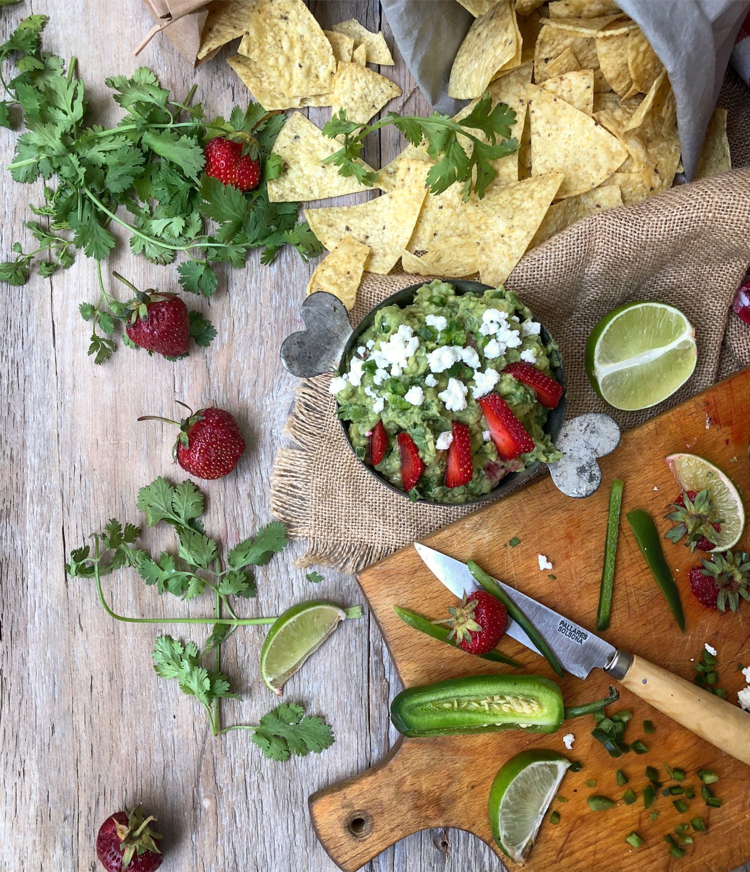 Strawberry Margarita Guacamole