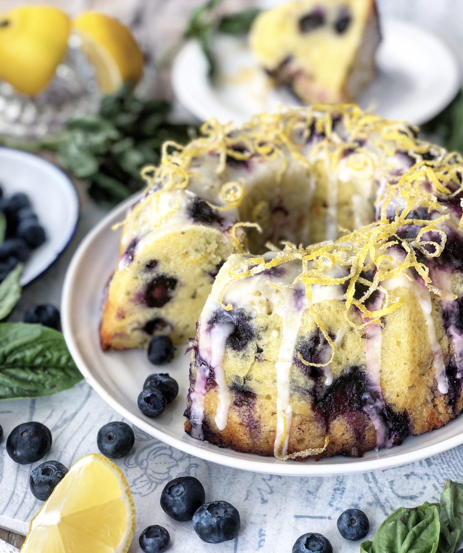 Blueberry Lemon Bundt Cake - Beyond The Chicken Coop