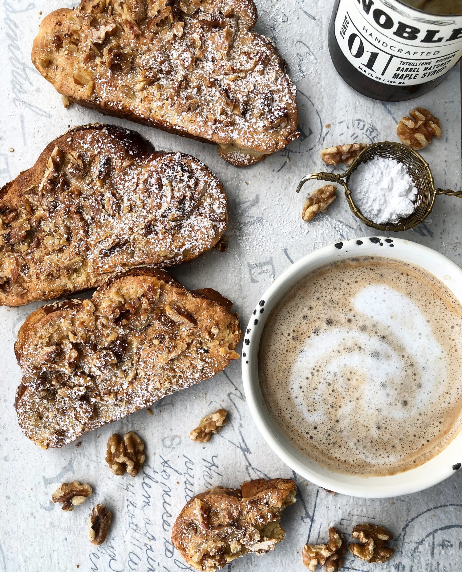 Maple Walnut Bostock pastry